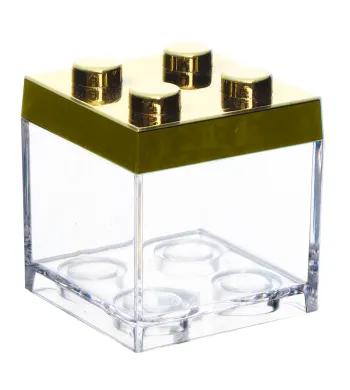 Lego en plexi pour dragées bapteme mariage