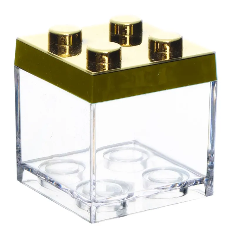 Lego en plexi pour dragées bapteme mariage