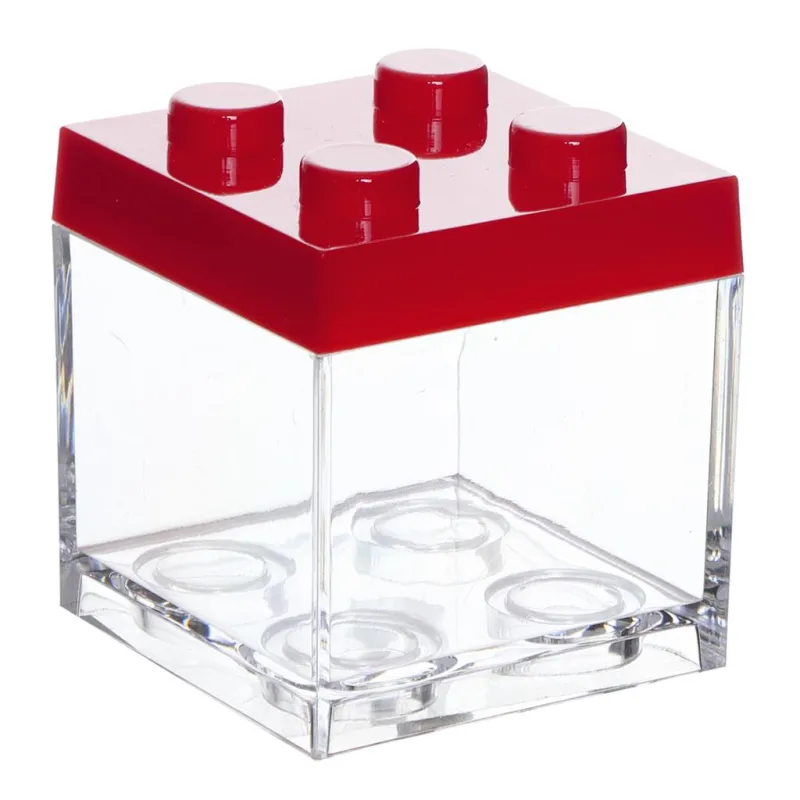 Lego en plexi pour dragées bapteme mariage