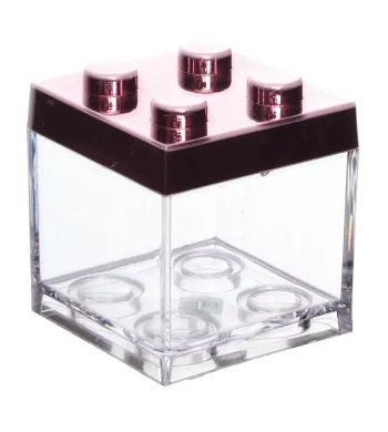 Lego en plexi pour dragées bapteme mariage