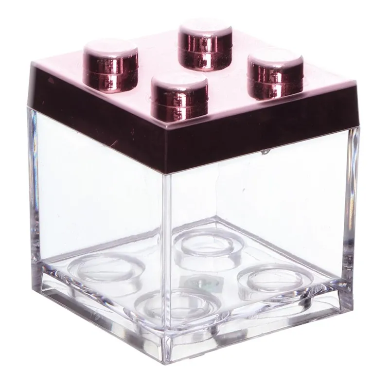 Lego en plexi pour dragées bapteme mariage
