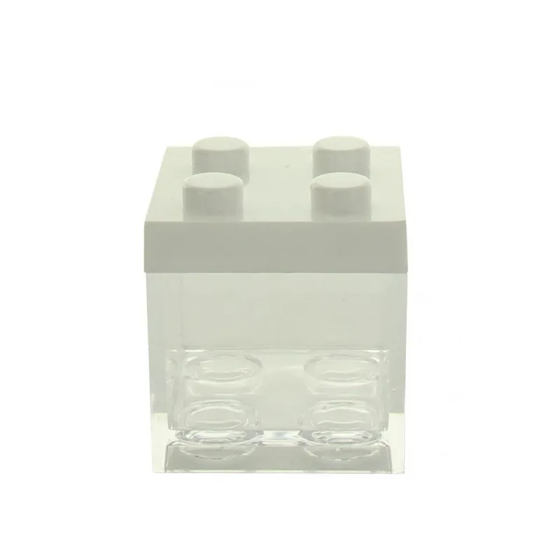 Lego en plexi pour dragées bapteme mariage