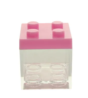 Lego en plexi pour dragées bapteme mariage