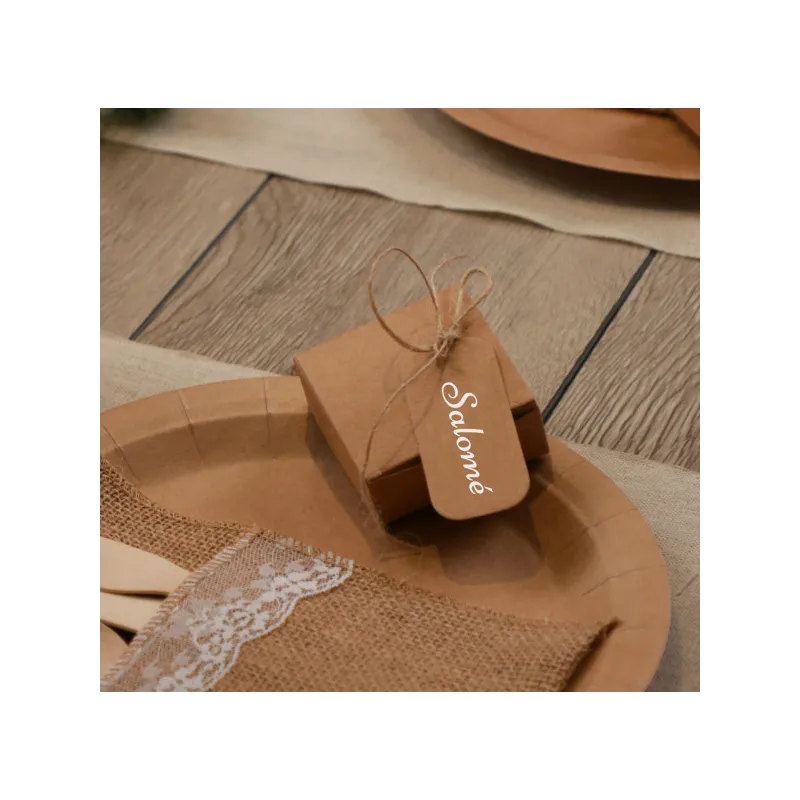 Boite Carré Kraft (*10)