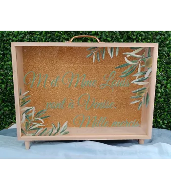 Urne vitre à personnaliser