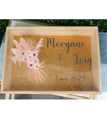 Urne vitre à personnaliser