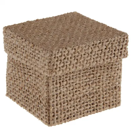 Boite Carré Jute