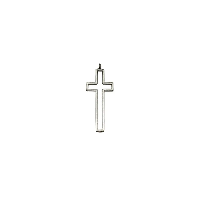 Médaillon croix argent