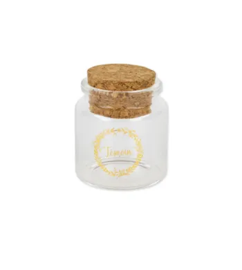 Fiole verre "Temoin"