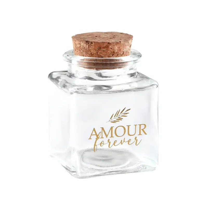 Pot carré "Amour for ever"