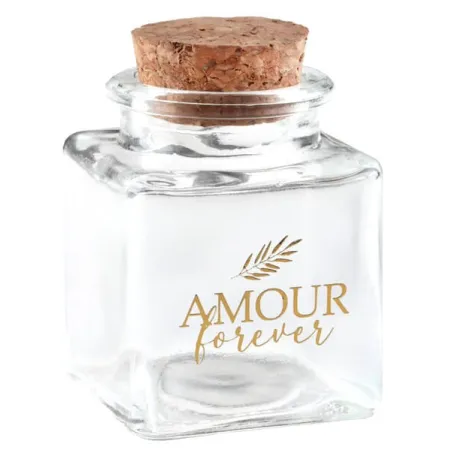 Pot carré "Amour for ever"