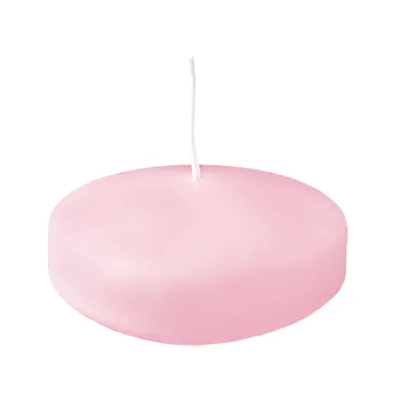 Grande bougie flottante Rose