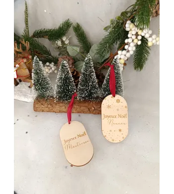 Boule Ovale "Joyeux Noël"