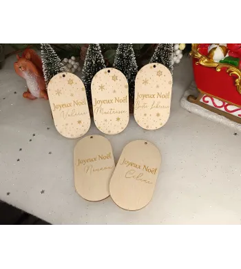 Boule Ovale "Joyeux Noël"