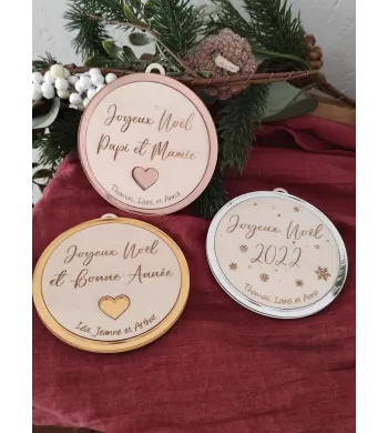 Boule de noel contour plexi