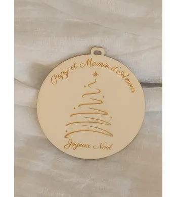 Boule silhouette Sapin