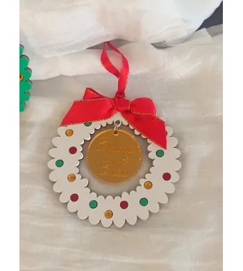 Boule couronne de Noël