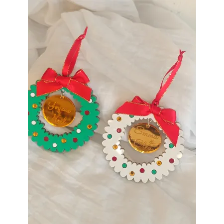 Boule couronne de Noël