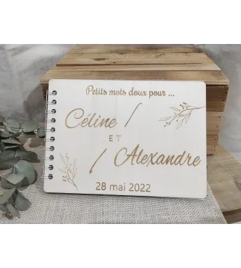 Livre d'or bois