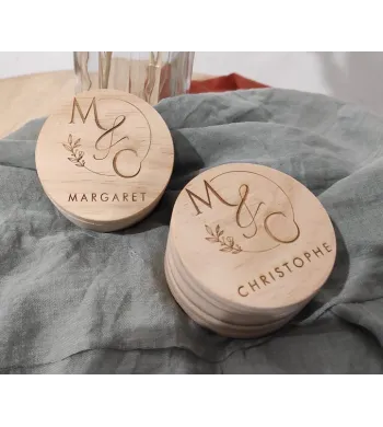 Boite alliances Bois ronde