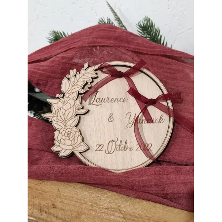 Porte alliances Fleurs