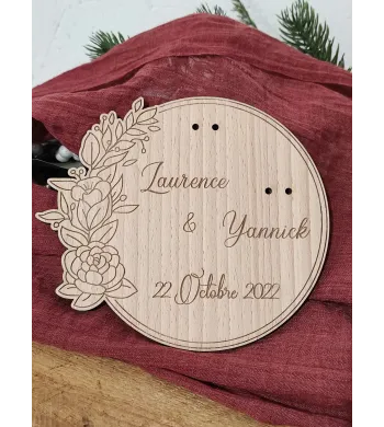 Porte alliances Fleurs