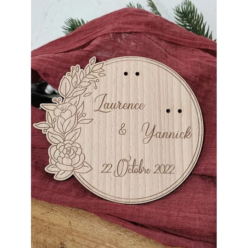 Porte alliances Fleurs