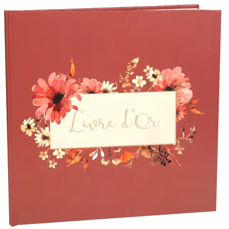 Livre d'or Amour floral