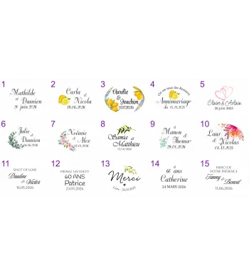 Fiole en verre Rhum - Limoncello